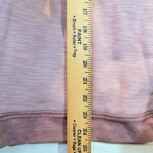 Kuhl Arva Asymmetrical Hoodie Full Zip Womens Large XL Pink Jacquard Two Tone - Picture 15 of 16